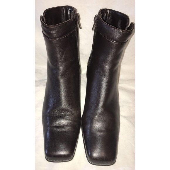 Sesto Meucci Samoa Bootie Espresso Nappa Leather 6M MSRP $240 EUC - Picture 2 of 11